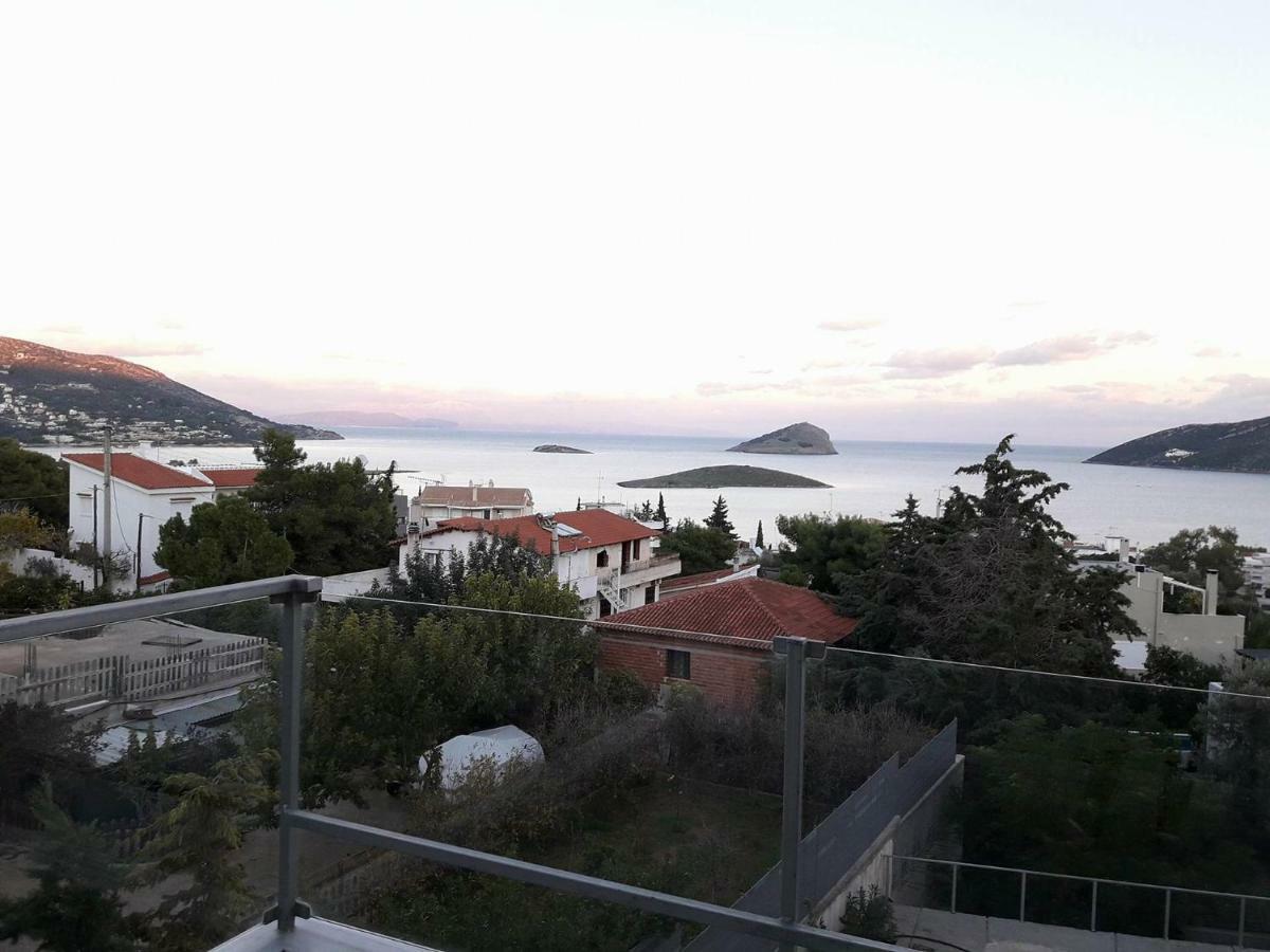 Seaview Pool Villa Near Beach And Athens Airport Pórto Ráfti Eksteriør billede